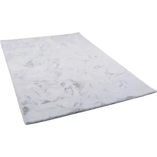 Pergamon Luxus Super Soft Fellteppich Plush Hellgrau 140x180cm