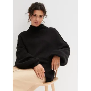 bonprix Strickpullover »Grobstrick-Pullover« Grobstrick-Pullover, schwarz
