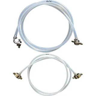 BieTal® Zapfanlage Schlauchpaket CO2 & Bier 7mm Bierleitung Biertüllen Edelstahl