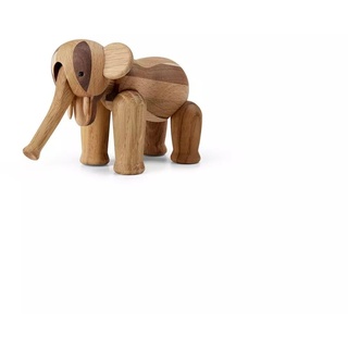 Kay Bojesen Elefant Reworked Jubiläum Mini 9cm in der Farbe Mixed Wood