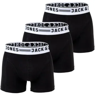 JACK & JONES Sense Trunks schwarz S 3er Pack