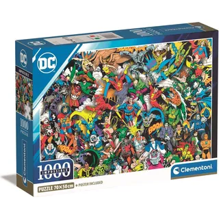 Clementoni DC Comics Impossible Puzzle 1000 pc(s)