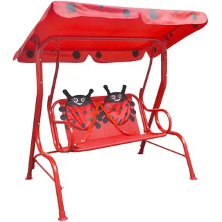 Kinder-Hollywoodschaukel Rot - Rot