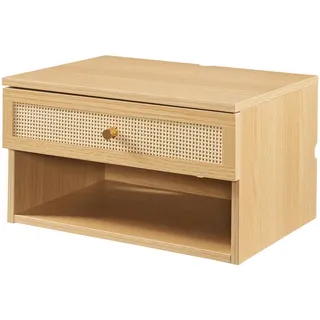 [en.casa] Eiker Wandregal 31,5 x 23 x 40 cm Beige