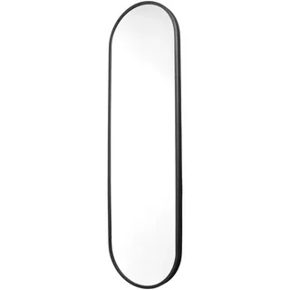 Loft42 Wandspiegel Orac Schwarz , Metall , 36x122x4 cm , Spiegel, Wandspiegel