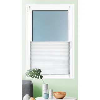 Kutti Plissee Brisa 50 x 140 cm weiß