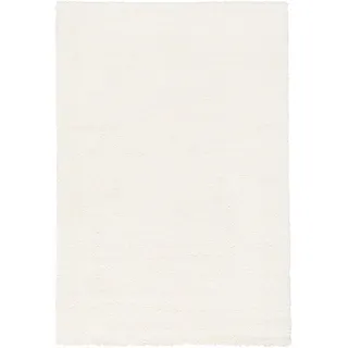 Pergamon Hochflor Langflor Teppich Aloha , Weiß , Textil , 200x200 cm , Teppiche und Böden, Teppiche, Hochflorteppiche & Shaggys