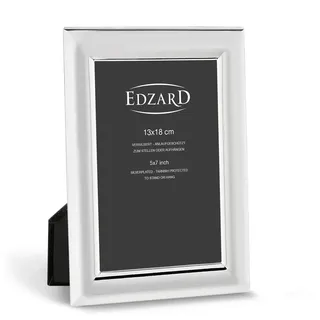 EDZARD Bilderrahmen Telde (Foto 13x18 cm) versilbert anlaufgeschützt