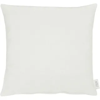 Dekokissen MISS MARY "ARIZONA" Gr. 1, weiß (altweiß, unifarben), B:45cm L:45cm, Leinen, Polyester, Dekokissen_Sitzkissen_Kissenhüllen, Dekokissen