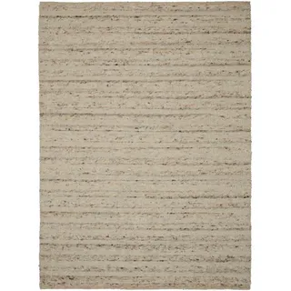 Linea Natura Handwebteppich , Creme , Textil , Uni , rechteckig , 170x230 cm , Handmade in Europe , für Fußbodenheizung geeignet, beidseitig verwendbar, in verschiedenen Größen erhältlich, leicht zusammenrollbar , Teppiche und Böden, Teppiche, Schafwollteppiche