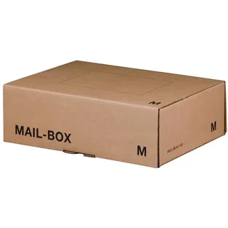 smartboxpro Versandkarton MAIL-Box M, 331x241x104 mm, braun, 20 Stück