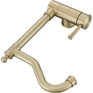 Vintage-Keukenkran in Gold-Lackierung - Gold