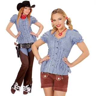 W WIDMANN MILANO Party Fashion - Bluse, Bayerin, Trachtenbluse, Damenhemd, Bierfest, Cowgirl, Sheriff