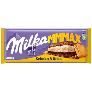 MILKA Mmmax Schoko & Keks Nougat 300 g