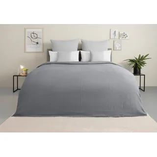 OTTO home Mira Bettüberwurf 150 x 250 cm Grau