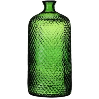 NATURAL LIVING VASE Serena 7L SMARAGD AUS RECYCELTEM Glas D18,5CM X H42CM