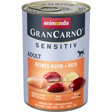 Bild GranCarno Sensitiv Adult Huhn & Reis 6 x 400 g