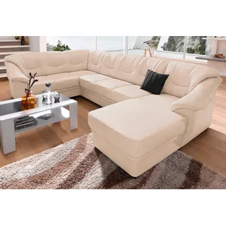 sit&more Wohnlandschaft »Savona U-Form, B: 320 cm« optional Bettfunktion, Federkern, beige