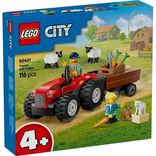 LEGO® City 60461 Traktor mit Anhänger - Rot