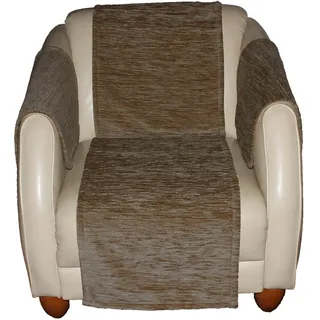 Wirth Sofahusse Miriam braun 60 x 40 cm 2er Set