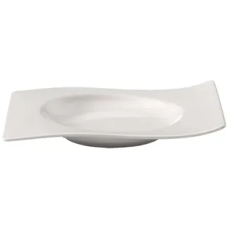 Villeroy & Boch NewWave Untertasse, 15 cm, Premium Porzellan, Weiß