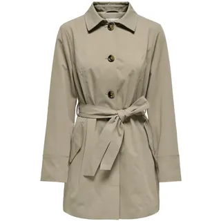 Jdy Damen Jdyisadora Trenchcoat Otw Hab, Weathered Teak, XL EU