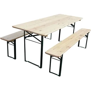 Bierzelt-Garnitur klappbar mit 70 cm breitem Tisch