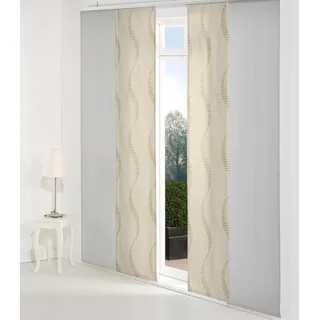 Wirth Paneele Lupara mit Zubehör, Polyester, Beige, 145 x 60 cm