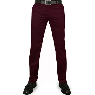 Merc Of London Herren Chino Hose, Rot, W28/L34