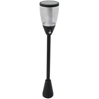 REV Ritter Solarleuchte Aluminium IP65 mit Bewegungsmelder 2W 200lm 3000K schwarz