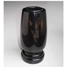 designgrab Classico-medium Grabvase aus Granit Schwedisch Black