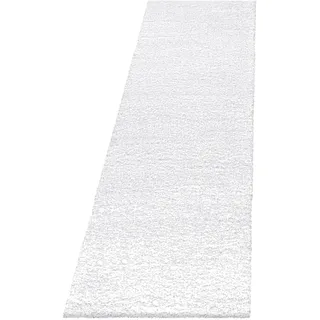 Ayyildiz Teppiche Fluffy 3500 Hochflorteppich 80 x 150 cm weiß