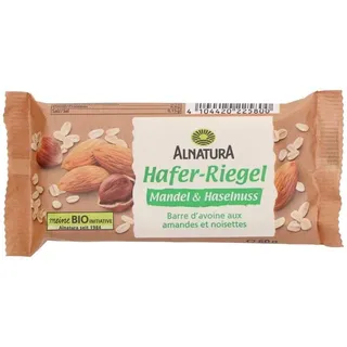 Alnatura Hafer-Riegel, Mandel & Haselnuss, 60 g