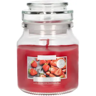KOTARBAU® Duftkerze Duft Klein im Glas mit Deckel Strawberry Geschenkidee Aromatherapie Dekorations-Kerzen Brenndauer bis zu 28 Stunden