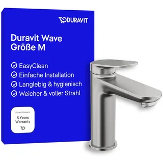 Duravit Wave Waschtischarmatur, Größe M ohne Ablaufgarnitur