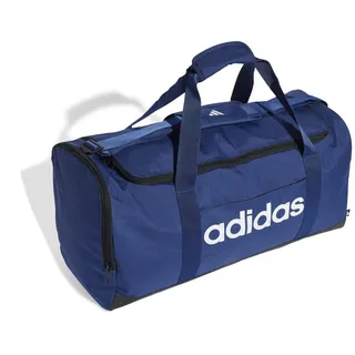 adidas Linear Duffel Sporttasche M Dunkelblau/Weiß