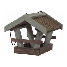 Siena Garden Vogelhaus Kiefer Braun und Olive 29 cm x 26 cm x 24 cm FSC®