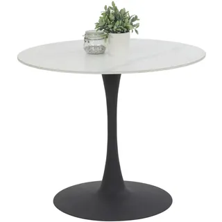 Hela Esstisch - weiß Ø: 90.0