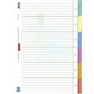 Brunnen Brunnen, Recycling Vollformat blanko beige 6-teilig, 1 St.