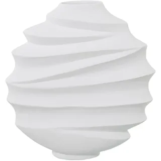 Alexandra House Living Vase, Weiß, Keramik, 10 x 35 x 36 cm