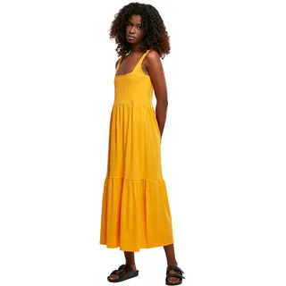 URBAN CLASSICS Midikleid Gelb/Orange 4XL