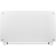 Haverland OSYRIS-20 | Glaskonvektor | 2000 W | Tragbar/Wand | programmierbare Elektroheizung | Digitales LCD-Thermostat | Timer | Elegantes Design | Halterungen im Lieferumfang enthalten | Weiß