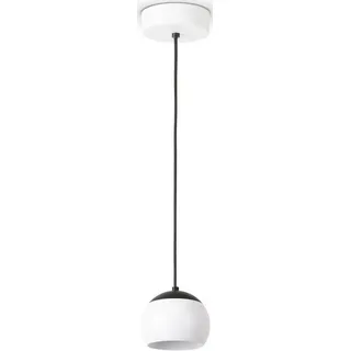 Paco Home Pendelleuchte CLEO, LED fest integriert, Warmweiß, LED Pendelleuchte Wohnzimmer Hängelampe Esszimmer Küchenlampe Kugel schwarz