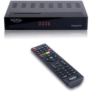 XORO DVB-C FullHD Receiver HRT 8770 Twin für digitales Kabelfernsehen, Zwei Empfangsteile, PVR Ready, Timeshift, für alle Kabelanbieter geeignet