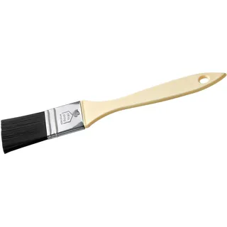 Zenker Teflon®-Backpinsel 21 cm PATISSERIE, Pinsel zum Kochen und Backen, Ideal zum Einfetten und Glasieren, (Farbe: Schwarz/Silber/Creme), Menge: 1 Stück