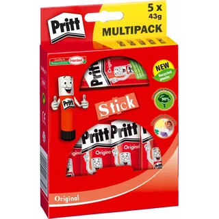 PRITT 4 + 1 GRATIS: 4 Pritt Klebestifte 43,0 g + GRATIS 1 St.