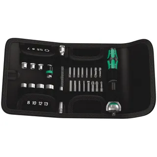 WERA Zyklop Steckschlüssel-Bit-Einsatz-Set metrisch 1/4 (6,3 mm) 26-tlg.
