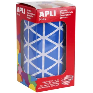 Apli ref. 4868 Gomettes große blau Dreiecke. 20 mm