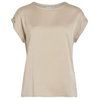 VILA VIELLETTE S/S Satin TOP/SU Beige XXL