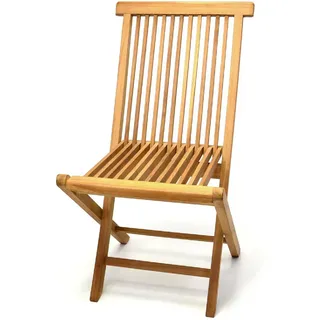 VCM Gartenstuhl »Gartenstuhl Hochlehner Klappstuhl Holz Teak« ()